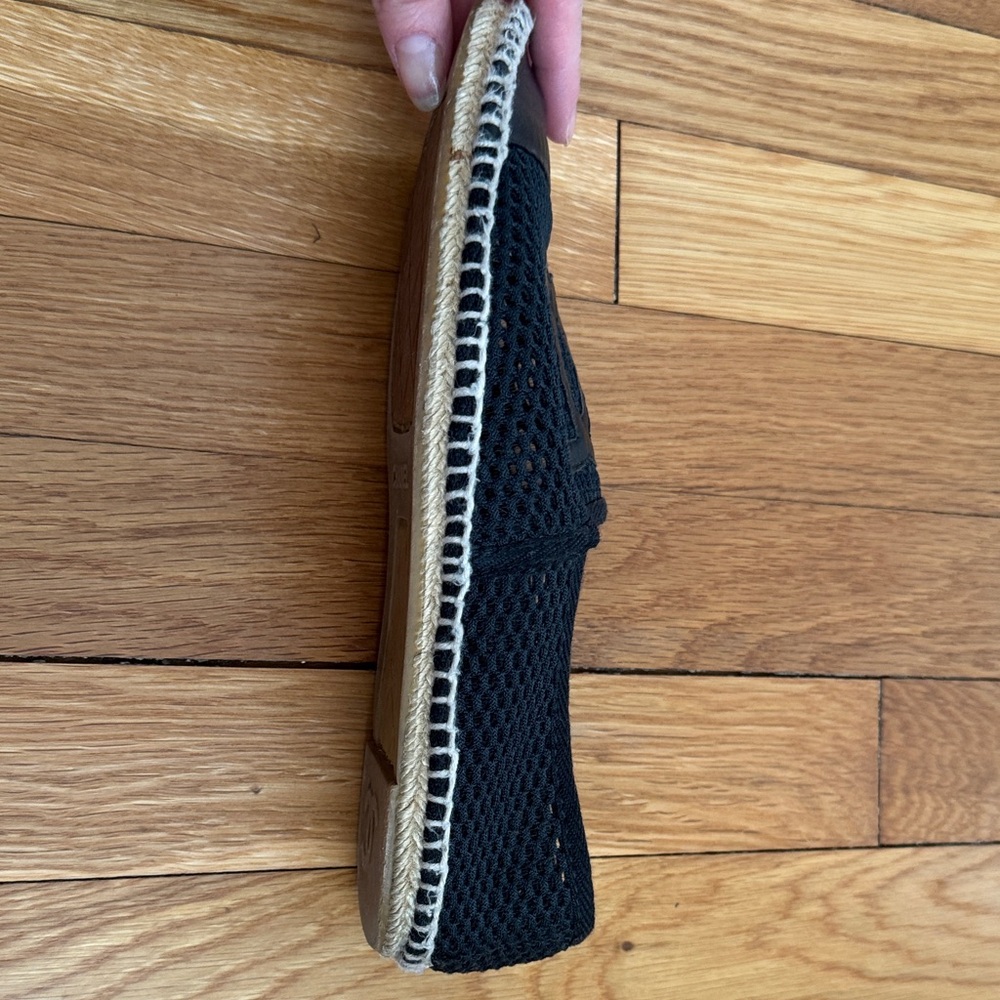 CHANEL Black Mesh Espadrilles - Picture 6 of 8
